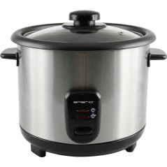 "Emerio 15L Stainless Steel Rice Cooker - Perfectly Cooked Rice Every Time!"